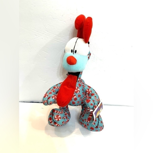 Holiday Odie Garfield Plush Stuffed Animal Christmas Candy Mints w/Tag - Picture 1 of 4